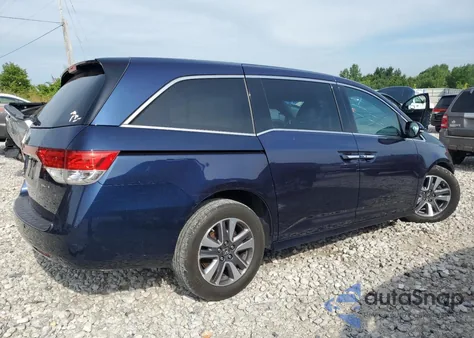 2015 Honda Odyssey Touring from USA, damaged, VIN 5FNRL5H95FB039546